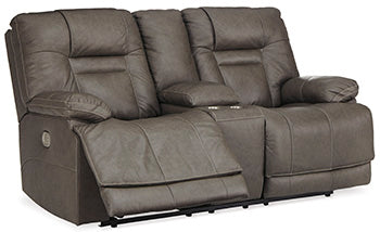 Wurstrow Power Reclining Loveseat with Console