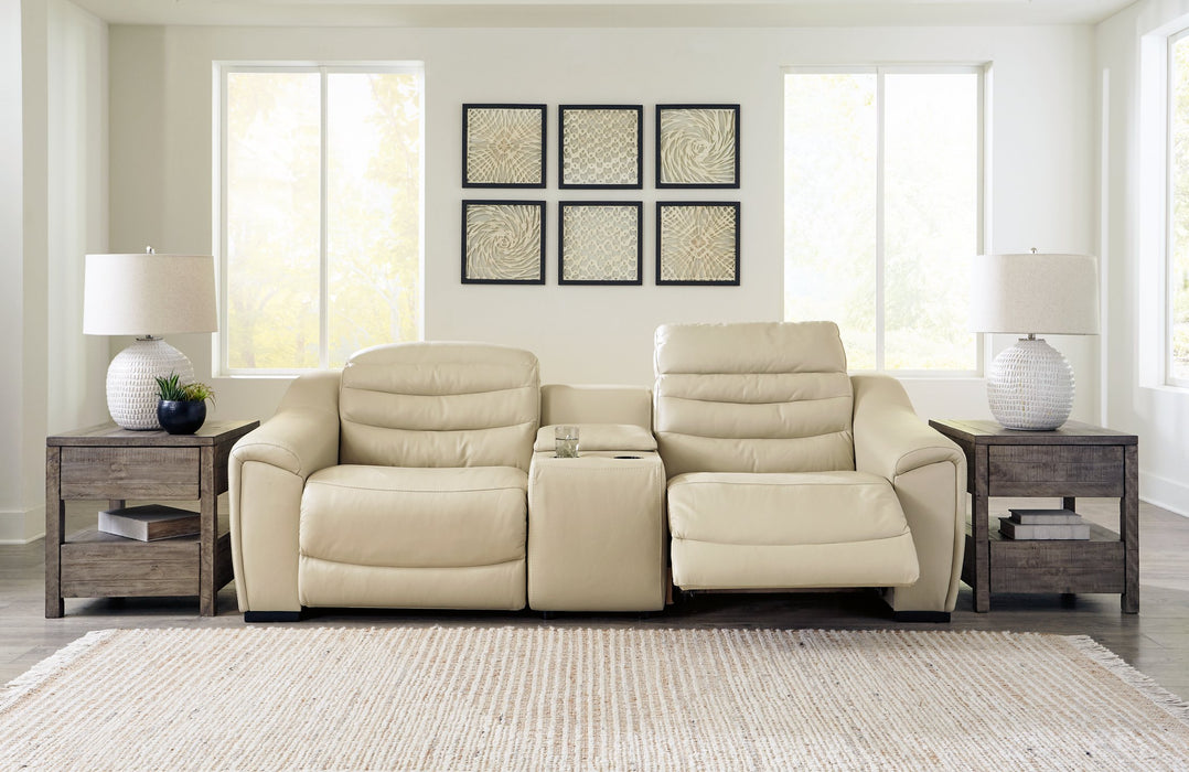 Center Line 3-Piece Power Reclining Loveseat with Console