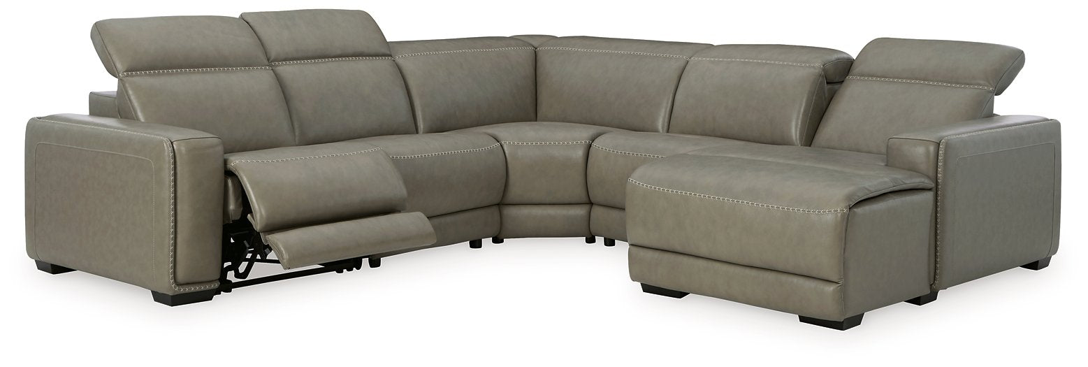 Correze Power Reclining Sectional with Chaise