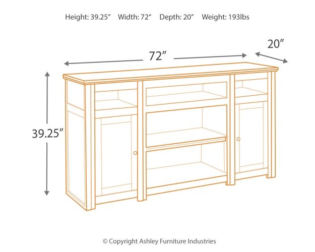 Harpan 72" TV Stand