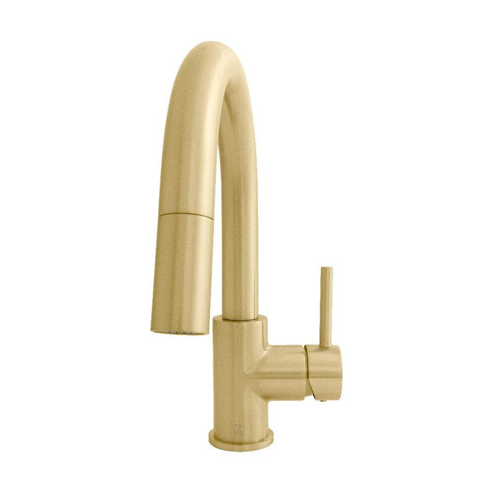 ZLINE Dante Pull Down Kitchen Faucet in Champagne Bronze (DNT-KF-CB)