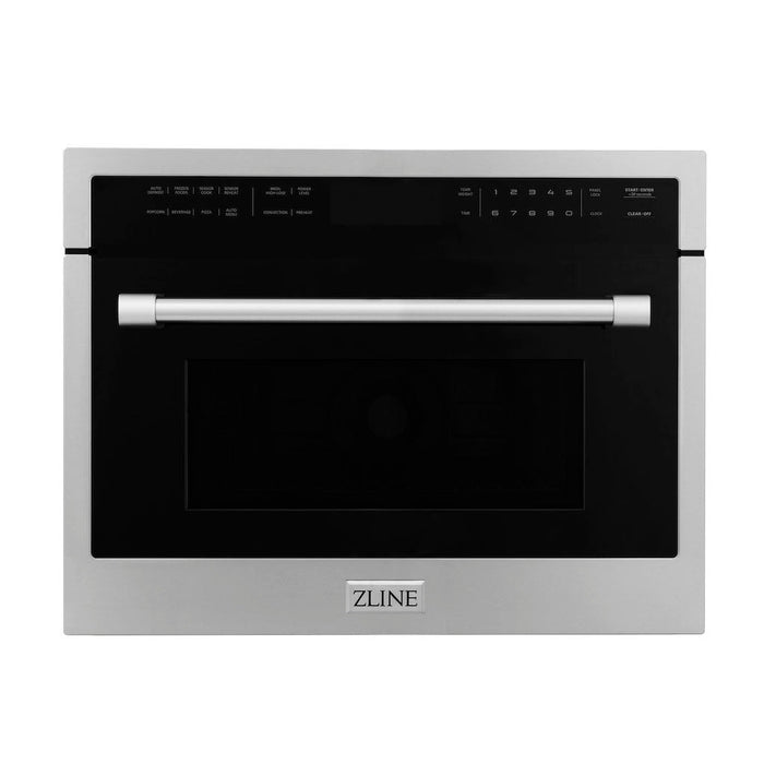 ZLINE 24 in. Stainless Steel Built-in Convection Microwave Oven with Speed and Sensor Cooking (MWO-24)