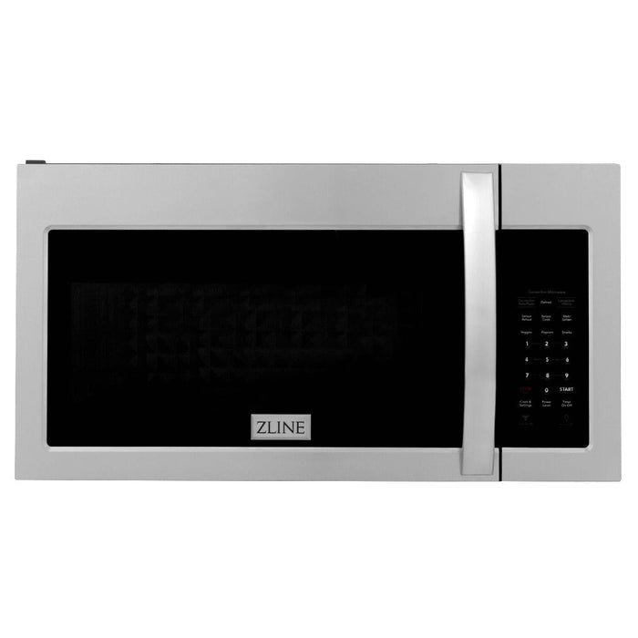 ZLINE Kitchen Package with Stainless Steel 30 in. Dual Fuel Range, 30 in. Over-the-Range Microwave, and 24 in. Dishwasher (3KP-RAOTR30-DW)