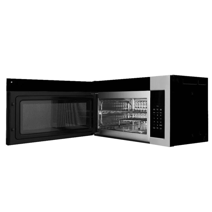 ZLINE 30 in. Kitchen Package Stainless Steel Dual Fuel Range and Over-the-Range Microwave with Traditional Handle (2KP-RAOTRH30)