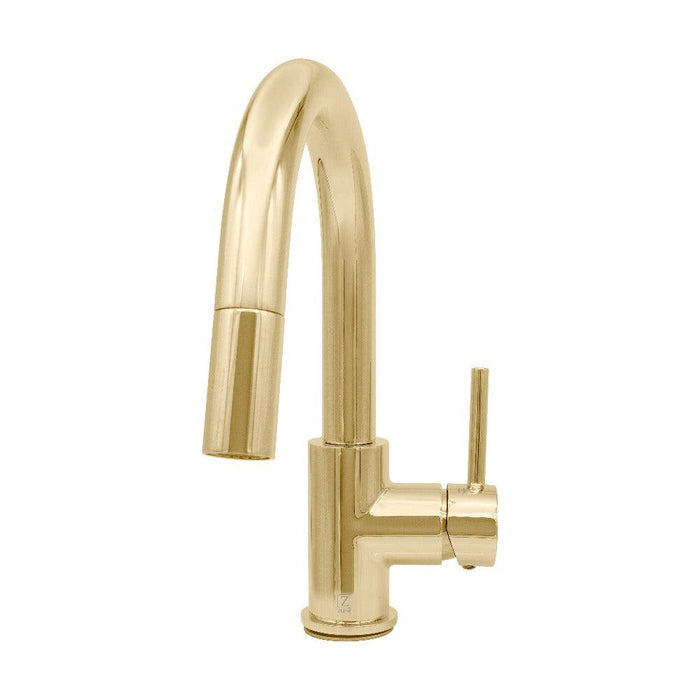 ZLINE Dante Pull Down Kitchen Faucet in Polished Gold (DNT-KF-PG)