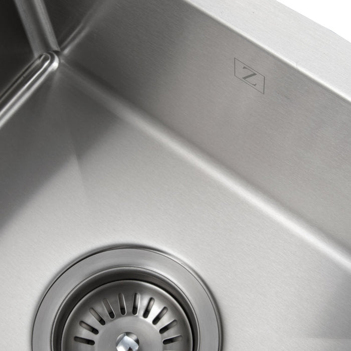 ZLINE Boreal 15 in. Undermount Single Bowl Stainless Steel Bar Kitchen Sink (SUS-15)