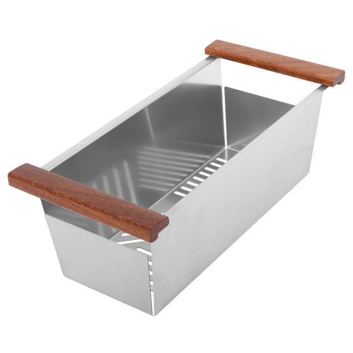 ZLINE Garmisch 43 in. Undermount Single Bowl Scratch Resistant Stainless Steel Kitchen Sink with Bottom Grid and Accessories (SLS-43S)