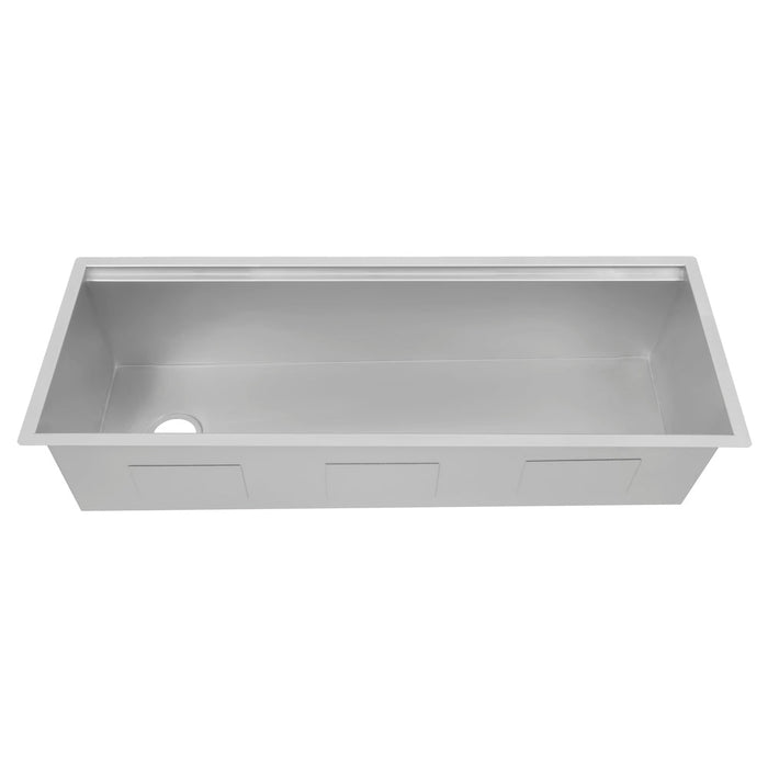 ZLINE Garmisch 45 in. Undermount Single Bowl Stainless Steel Kitchen Sink with Bottom Grid and Accessories (SLS-45)