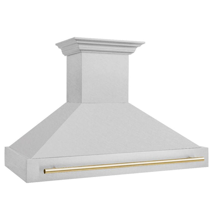 ZLINE Autograph Edition 48 in. Fingerprint Resistant Stainless Steel Range Hood with Handle (8654SNZ-48)