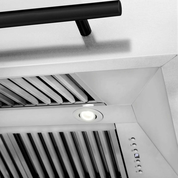 ZLINE Autograph Edition 48 in. Fingerprint Resistant Stainless Steel Range Hood with Handle (8654SNZ-48)