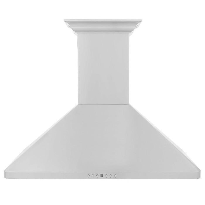 ZLINE Wall Mount Range Hood in Stainless Steel with Built-in CrownSound Bluetooth Speakers (KF1CRN-BT)