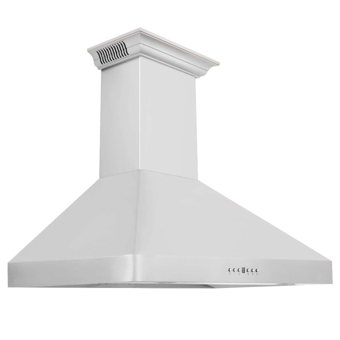 ZLINE Wall Mount Range Hood in Stainless Steel with Built-in CrownSound Bluetooth Speakers (KF2CRN-BT)