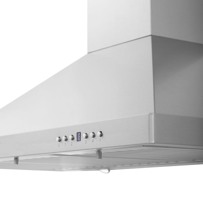 ZLINE Kitchen Package with 36 in. Stainless Steel Rangetop and 36 in. Convertible Range Hood (2KP-RTRH36)