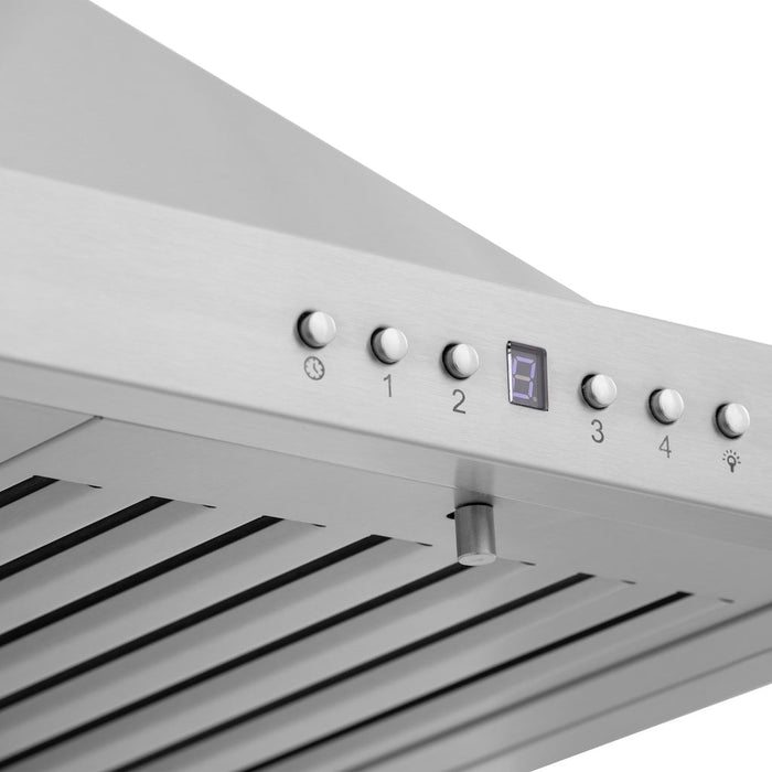 ZLINE Kitchen Package with 48 in. Stainless Steel Rangetop and 48 in. Convertible Range Hood (2KP-RTRH48)