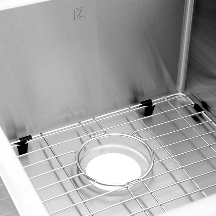 ZLINE Jackson 32 in. Undermount Double Bowl Scratch Resistant Stainless Steel Kitchen Sink with Bottom Grid (SRDL-32S)