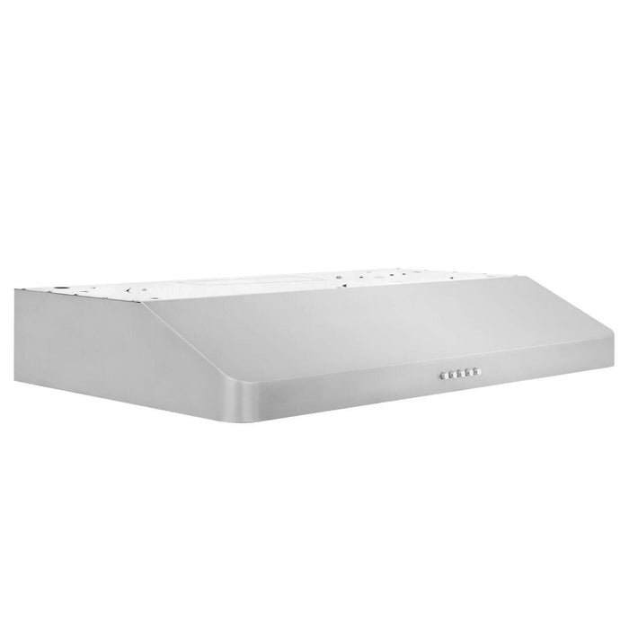 ZLINE 30 in. Ducted Under Cabinet Range Hood in Stainless Steel - Hardwired Power (617-30)