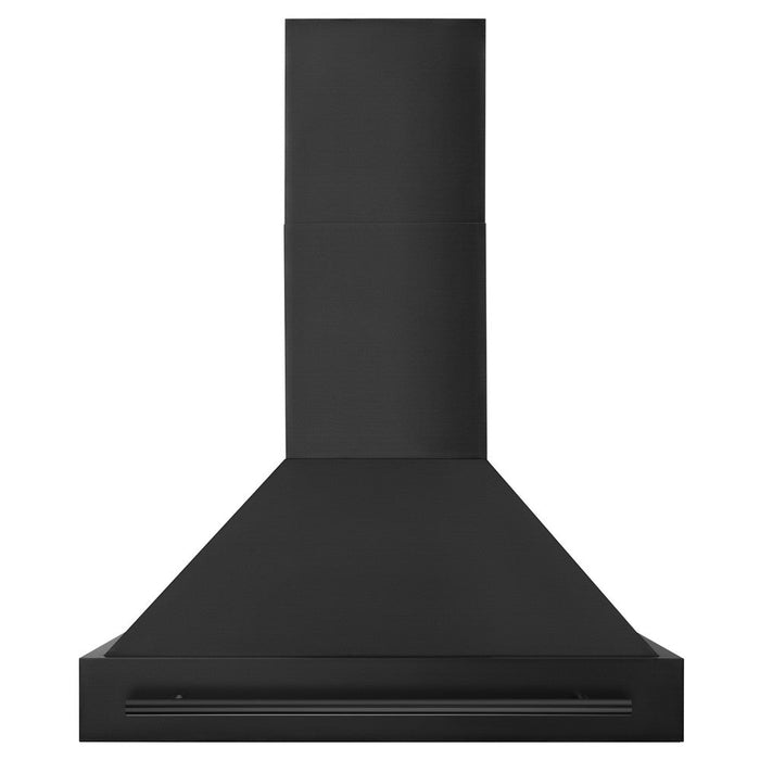 ZLINE Black Stainless Steel Range Hood with Black Stainless Steel Handle (BS655-BS)