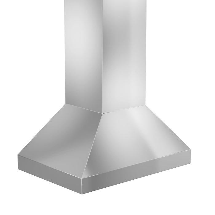 ZLINE Ducted Island Mount Range Hood in Stainless Steel (597i)