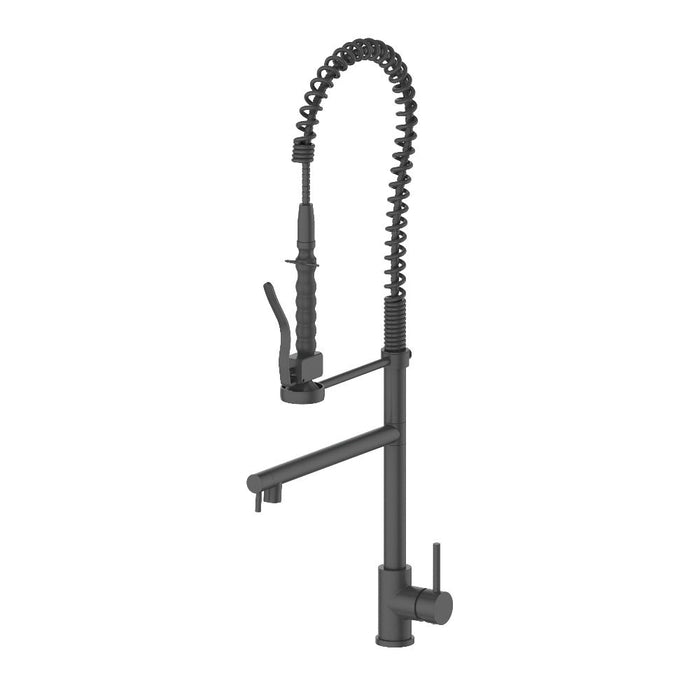 ZLINE Van Gogh Pull Down Spring Kitchen Faucet with Pot Filler in Matte Black (VNG-KF-MB)