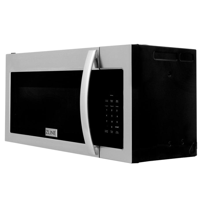 ZLINE 30 in. Stainless Steel Over the Range Convection Microwave Oven with Modern Handle (MWO-OTR-30)