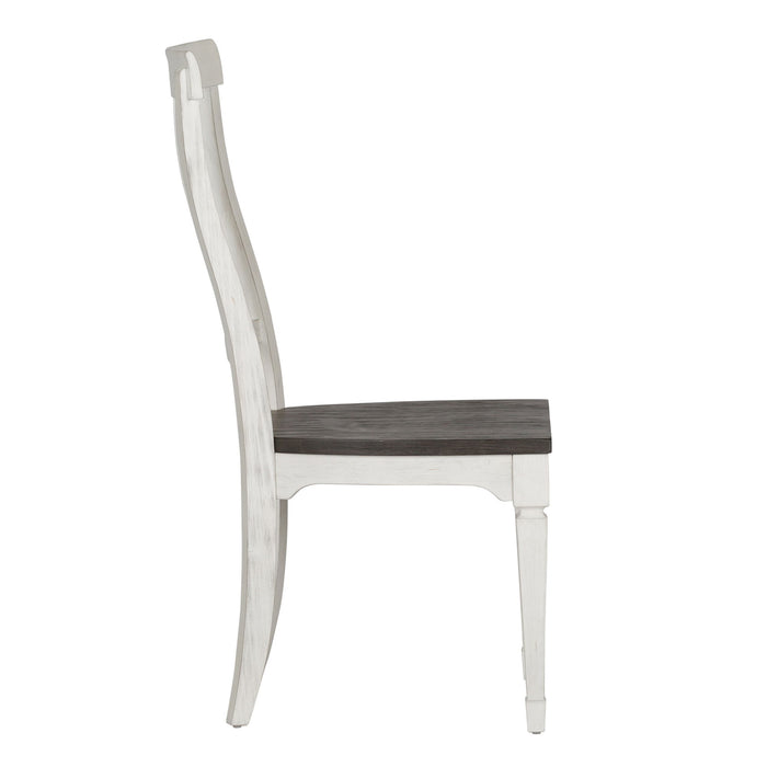 Allyson Park - Slat Back Side Chair - White