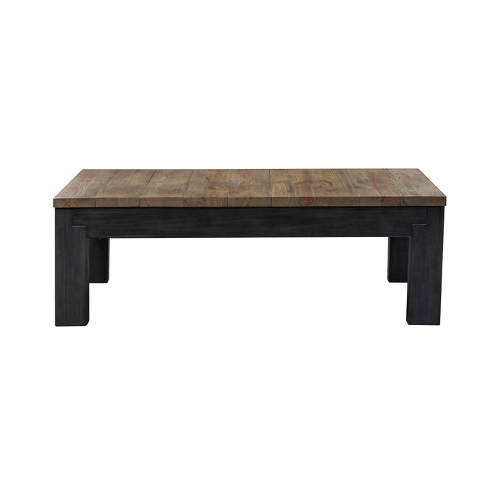 Rutland Grove - Rect Cocktail Table - Dark Brown