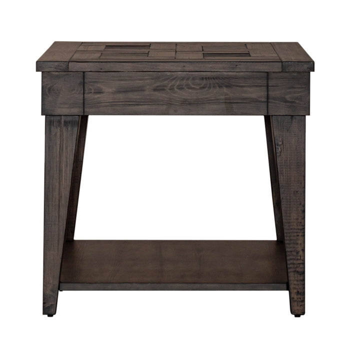 Arrowcreek - End Table - Dark Brown