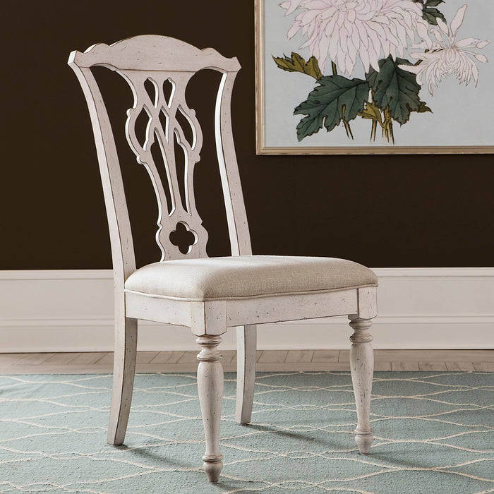 Abbey Road - Splat Back Side Chair - White