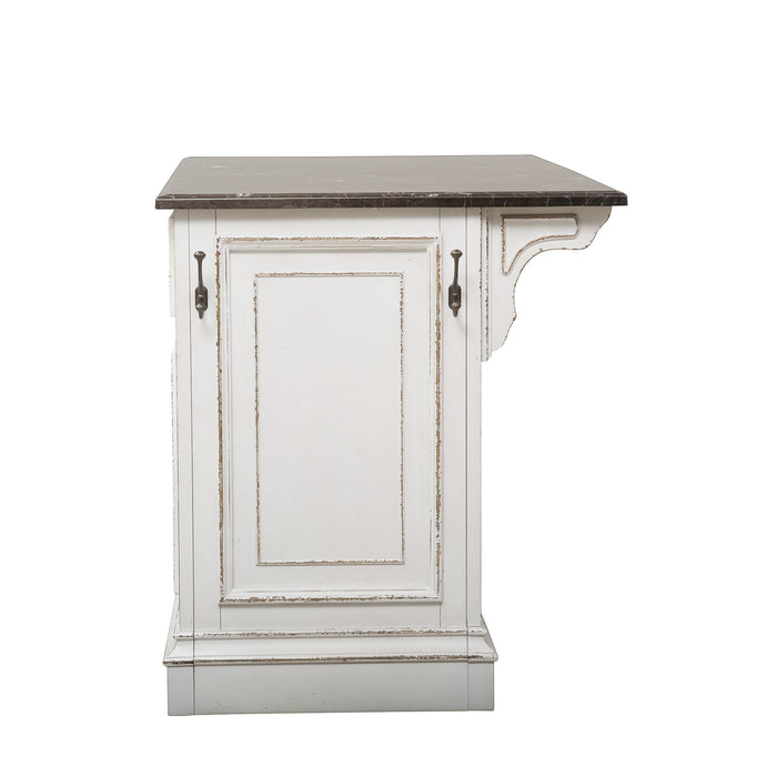 Magnolia Manor - Kitchen Island - White