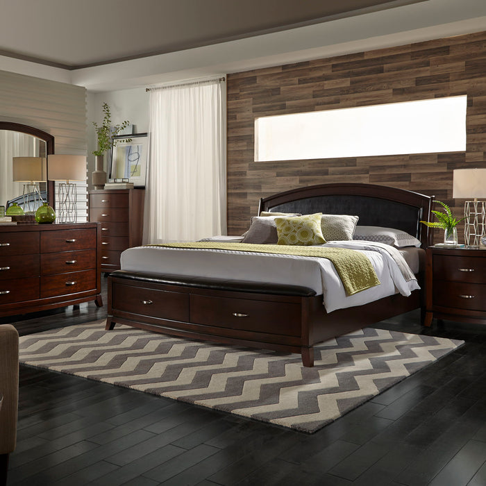 Avalon - Storage Bed, Dresser & Mirror