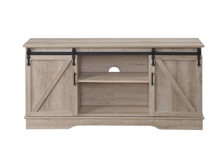 Bennet - TV Stand - Oak Finish