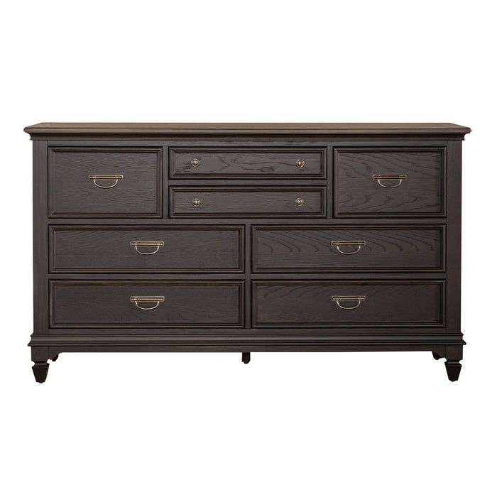 Allyson Park - 8 Drawer Dresser - Dark Brown