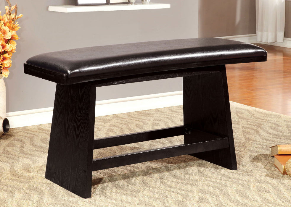 Hurley - Counter Ht. Bench - Black