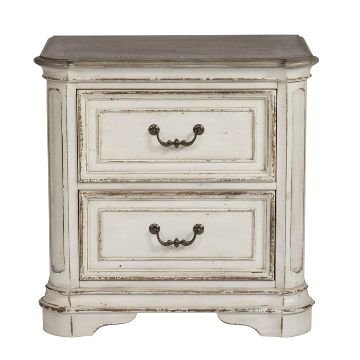 Magnolia Manor - 2 Drawer Night Stand - White