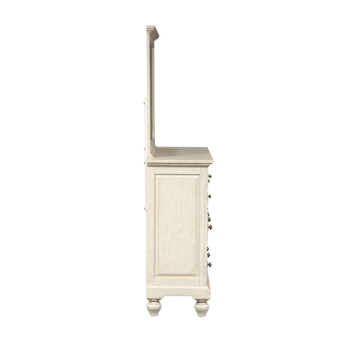 High Country - Dresser & Mirror - White