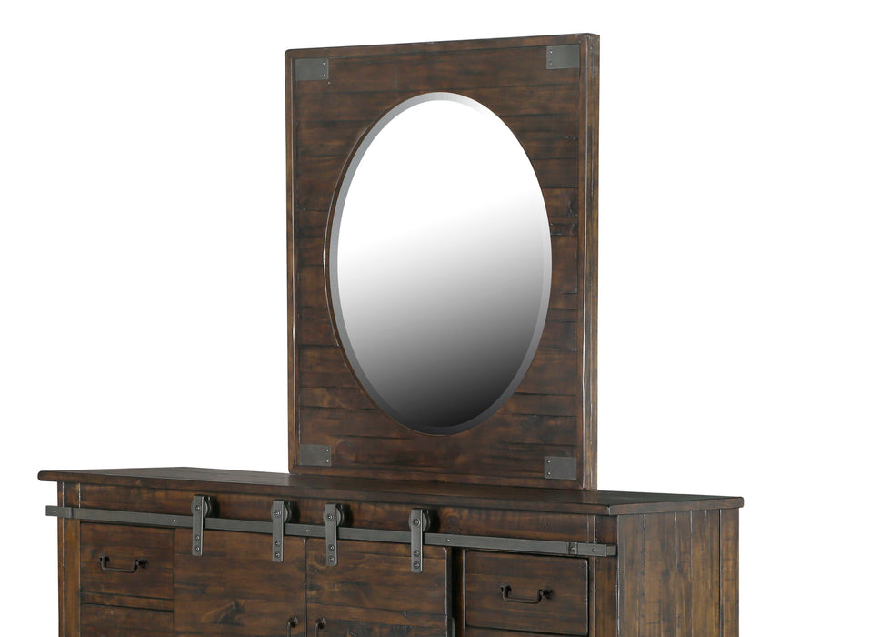 Pine Hill - Portrait Oval Mirror