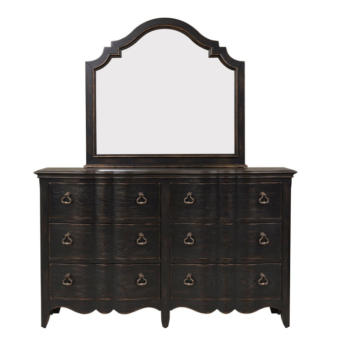 Chesapeake - Dresser & Mirror - Black