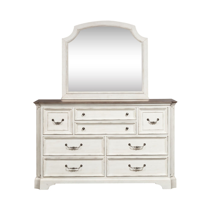 Abbey Road - Dresser & Mirror - White