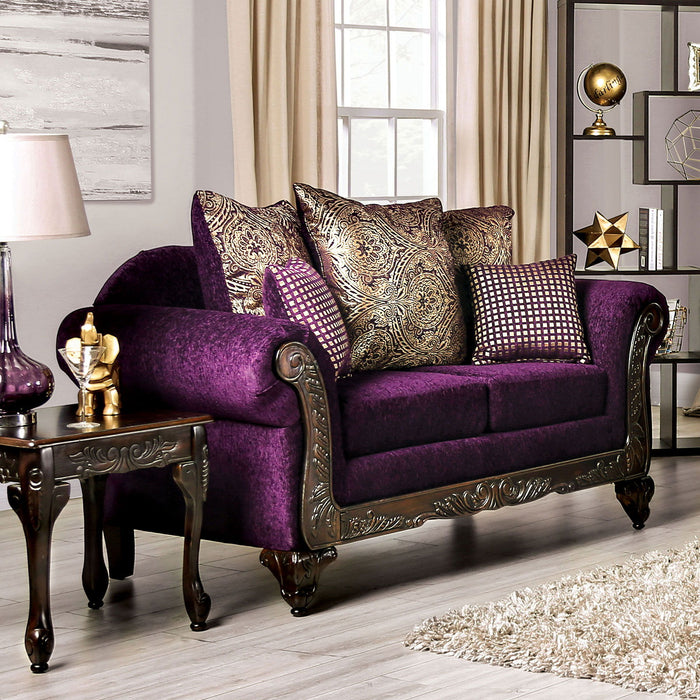 Casilda - Loveseat - Purple