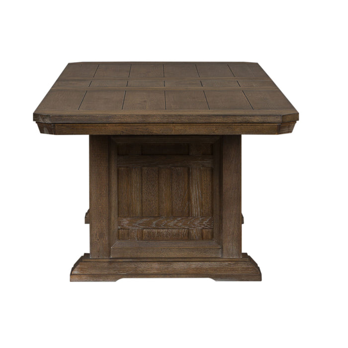 Artisan Prairie - Trestle Table - Dark Brown