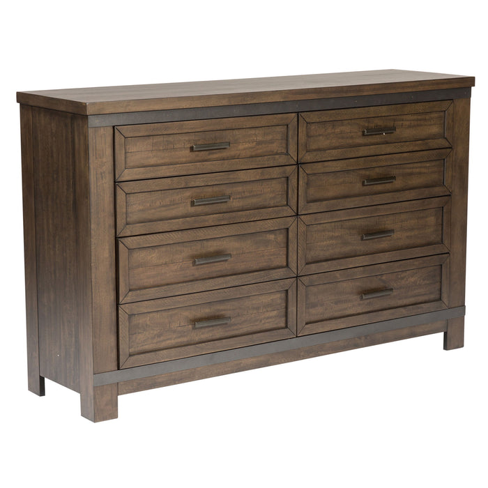 Thornwood Hills - 8 Drawer Dresser - Dark Gray