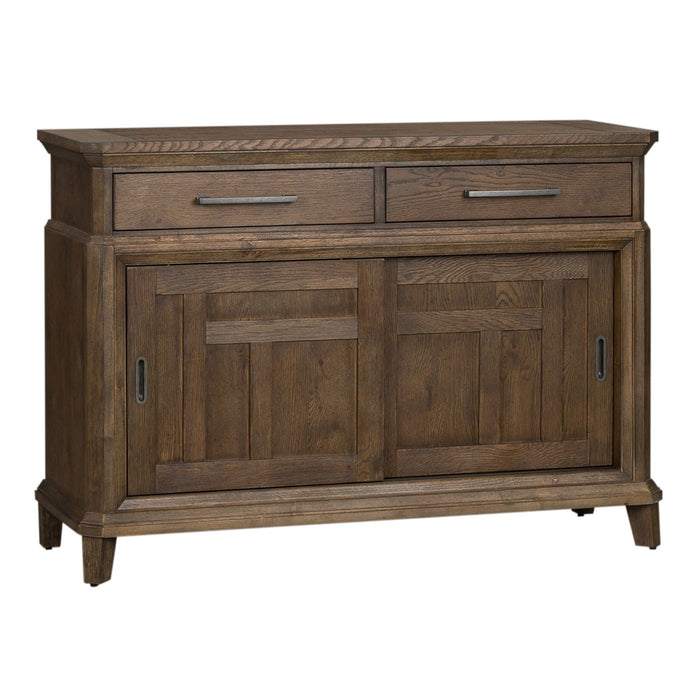 Artisan Prairie - Sliding Door Buffet - Dark Brown