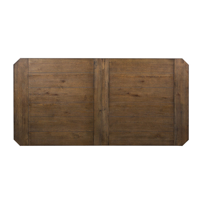 Artisan Prairie - Trestle Table - Dark Brown