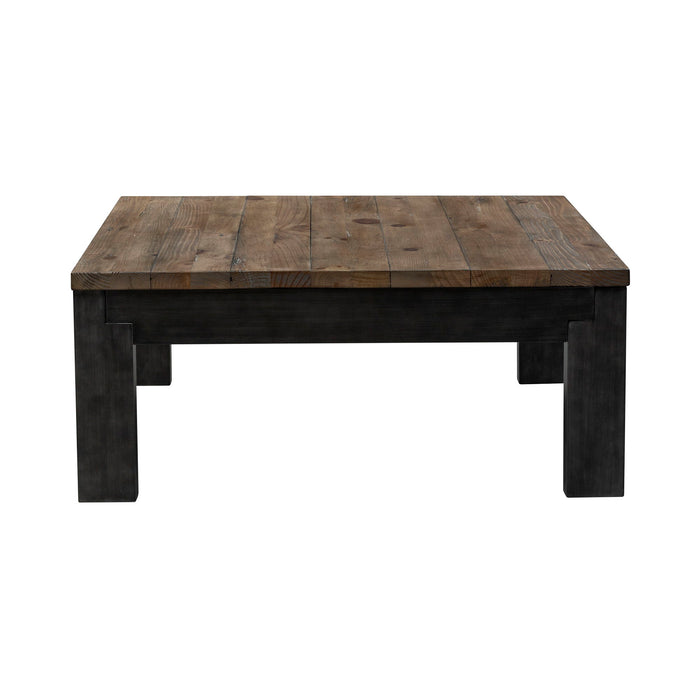 Rutland Grove - Square Cocktail Table - Dark Brown