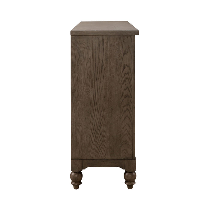 Americana Farmhouse - 9 Drawer Dresser - Light Brown