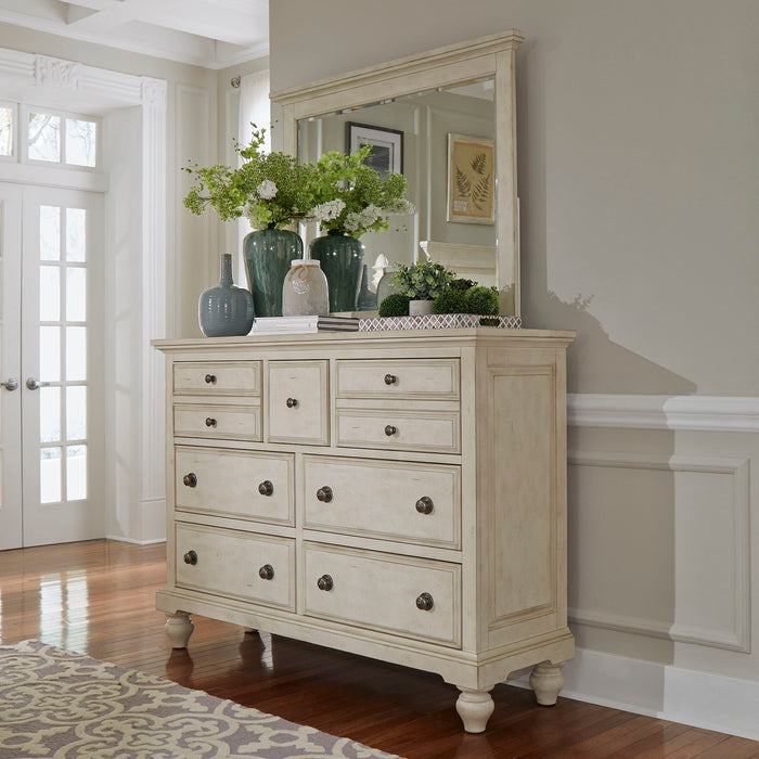 High Country - Dresser & Mirror - White