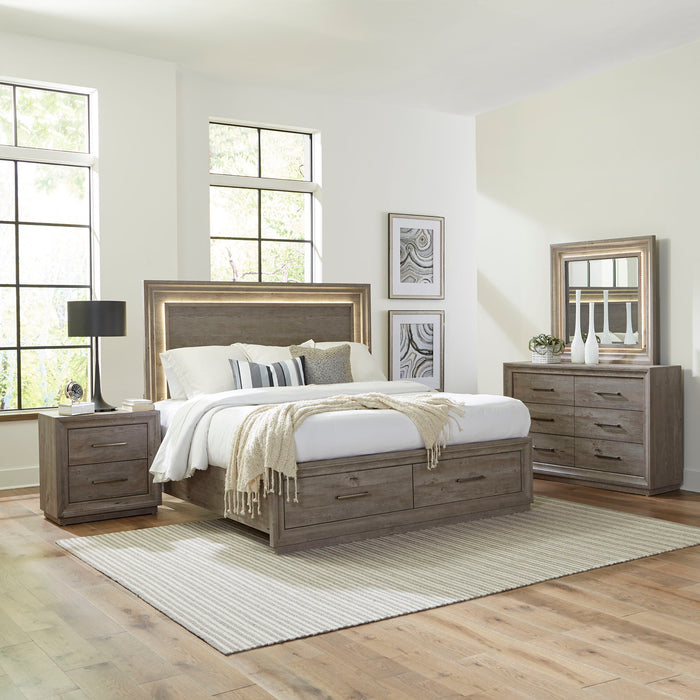 Horizons - Storage Bed, Dresser & Mirror