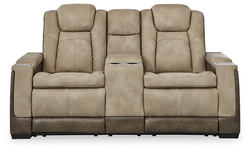 Next-Gen DuraPella Power Reclining Loveseat with Console image