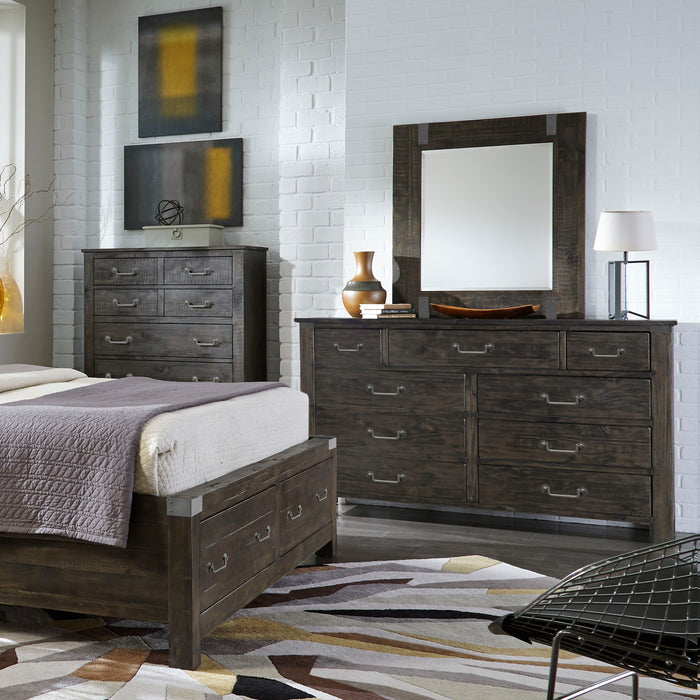 Abington - Drawer Dresser In Weathered Charcoal