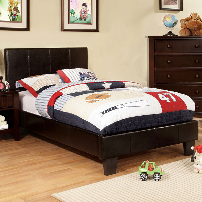 Winn Park - Padded Leatherette Platform Bed